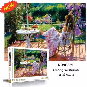 پازل 1000 تکه طرح در میان گل