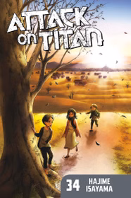 کتاب مانگا ATTACK ON TITAN VOL.34 حمله به تایتان جلد 34 کدm7125