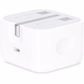 آداپتور 20W سه پین تایپ C اورجینال اپل 20W USB-C Power Adapter کدm7201