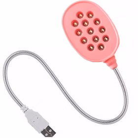 چراغ مطالعه با 13 عدد LED وپورت USB کدm5232