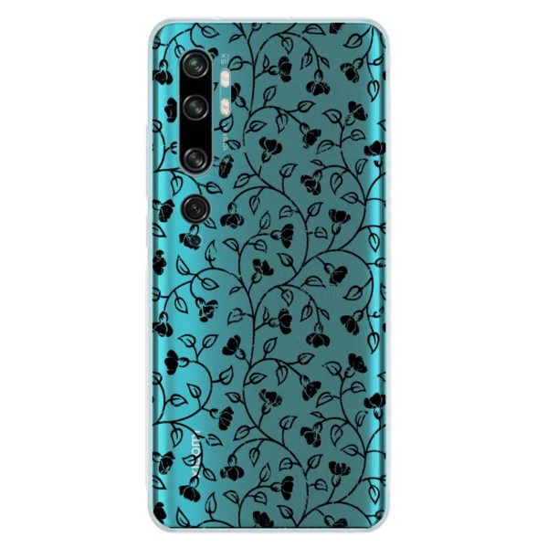 کاور مگافون طرح گل مدل C42-B مناسب برای گوشی موبایل شیائومی Mi Note 10 / 10 Pro کدm5297