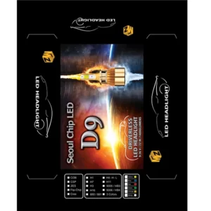 لامپ هدلایت خودرو مدل D9H7 بسته 2 عددی کدm7013
