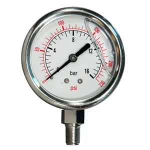 گیج فشار دستگاه تصفیه آب خانگی مدل large کدm7204
