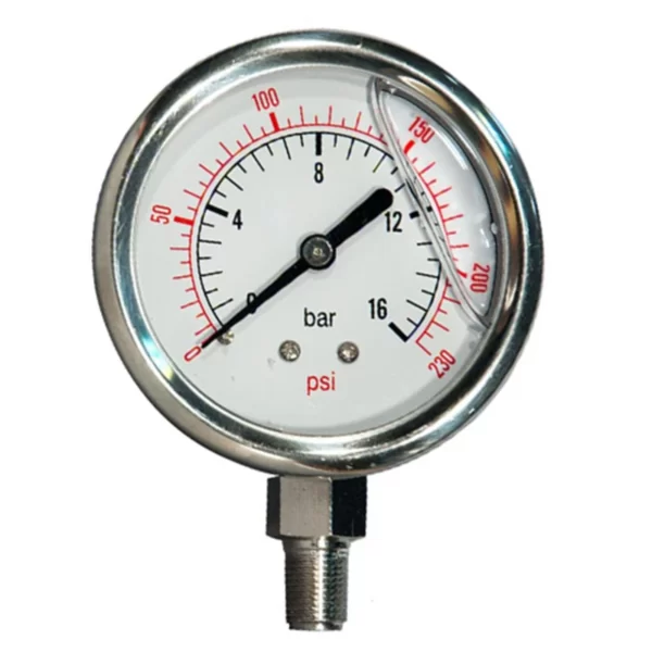 گیج فشار دستگاه تصفیه آب خانگی مدل large کدm7204