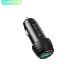 شارژر فندکی 49 وات مدل RP-VC030 راوپاور کدm6729