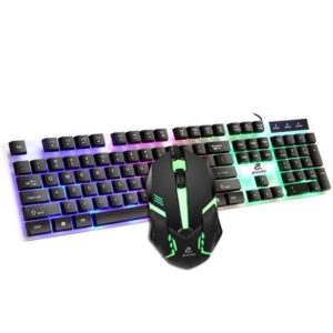 کیبورد  گیمینگ جکنگ مدل JK1980 با نورپردازی LED RGB کدm6881