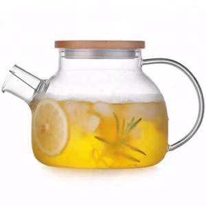 قوری پیرکس شعله مستقیم درب بامبو کد m6674