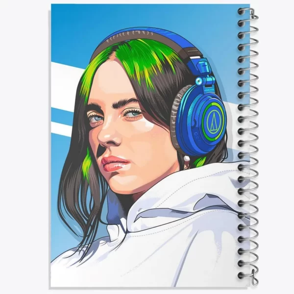 دفتر مشق مدل بیلی آیلیش Billie Eilish کدm7588