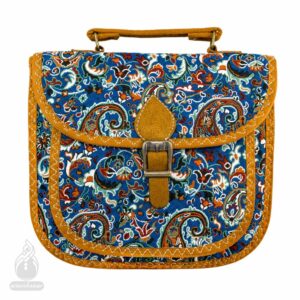 کیف ترمه مدل سوگند رنگ آبی کد p8465