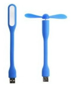 پنکه همراه Mini USB  به همراه چراغ ال ایدی  رنگ  صورتی کد M10130