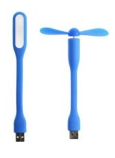 پنکه همراه Mini USB به همراه چراغ ال ایدی رنگ صورتی کد M10130