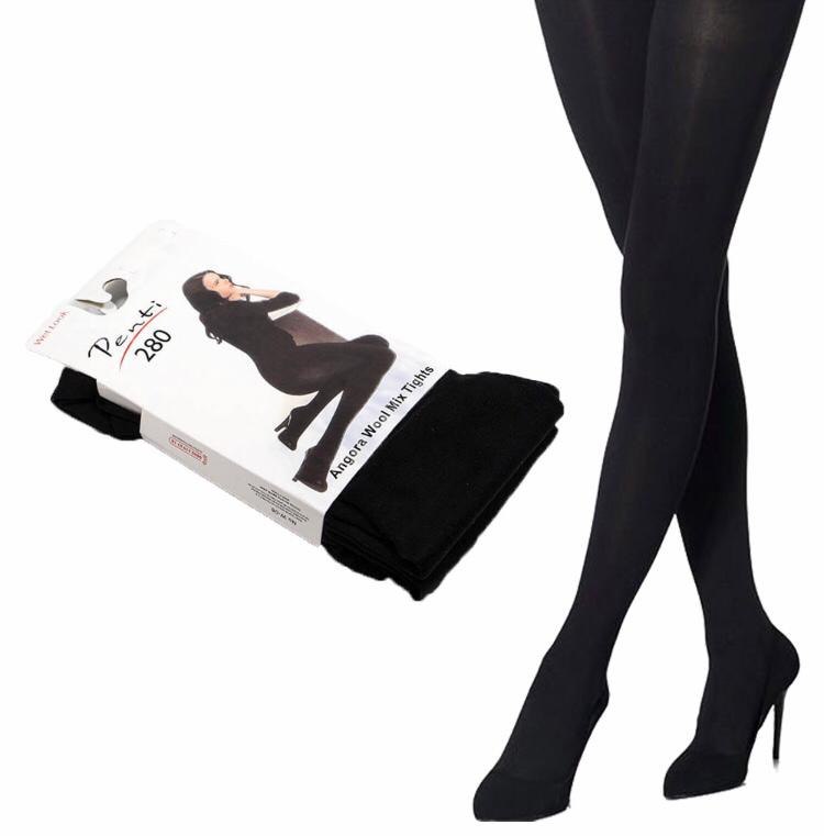 جوراب شلواری زنانه پنتی مشکی بسیار ضخیم کد M10144