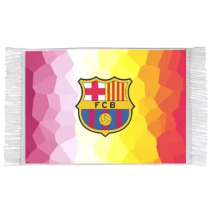 فرش چاپی دیوارکوب مدل باشگاه فوتبال بارسلونا کدM10262