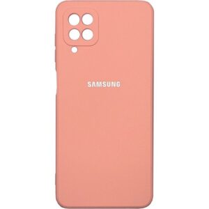 کاور مدل سیلیکونی  مناسب برای گوشی موبایل سامسونگ Galaxy A12 صورتی پر رنگ کدM10272