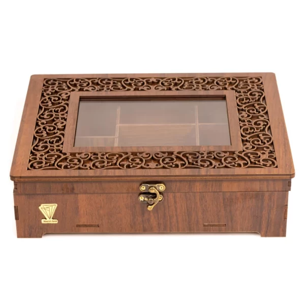 جعبه پذیرایی نارسی مدل مینا 7 خانه کدM8967