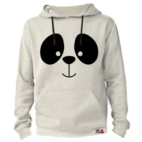 هودی دخترانه مدل PANDA  رنگ طوسی کد M9033