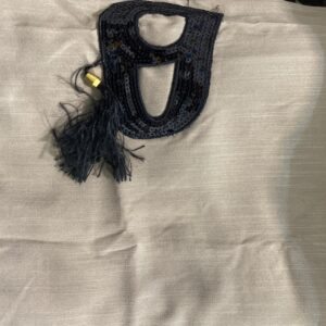 شال نسکافه ای طرح دار ه کد M9111