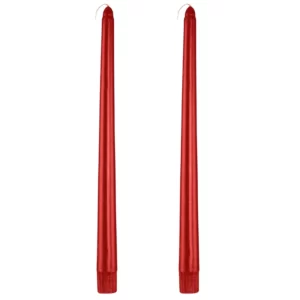 شمع قلمی زرشکی 2 عددی کد M9193