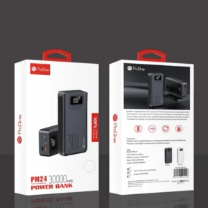 پاوربانک پرووان مدل PM24 ظرفیت 30000 میلی آمپر ساعت کدM9287