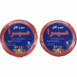 سیم برق افشان 1 در 2/5 میرا مدل BK-B بسته دو عددی | 100 متر کد M9414
