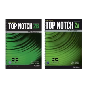 کتاب Top Notch 2 اثر Joan Saslow And Allen Ascher انتشارات سپاهان دو جلدی کد M9623