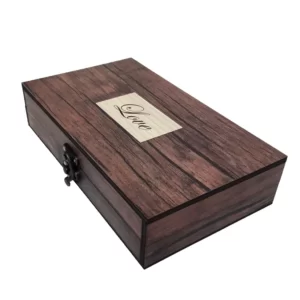 جعبه هدیه چوبی کادویی آیهان باکس  کد M9720