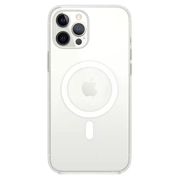 کاور مدل مگ سیف Clear مناسب برای گوشی موبایل اپل سفید  iPhone 12 Pro Max کد M9906