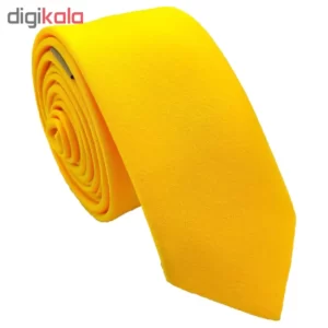 ست کراوات پاپیون رنگ زردکد M10520