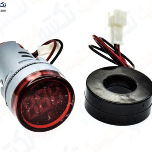 آمپر متر AC سیگنالی گرد 100 آمپر (قرمز) کد M10529