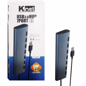 هاب KNET 1.2M 7PORT H11 USB3 کی نت کد M10668