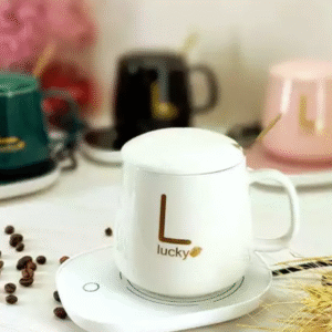 ماگ هیتردار و حرارتی برند لاکی Lucky رنگ سفید کد M10669