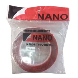 چسب دوطرفه نانو مدل ژله ای شفاف عرض 4 سانتی متر کدM10690