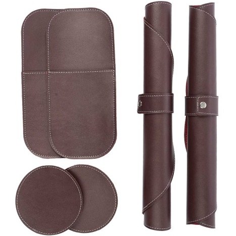 ست 1 نفره زیربشقابی و زیرلیوانی و کیف قاشق چنگال و حلقه دستمال الوژ استایل Eloge Style کد M10735