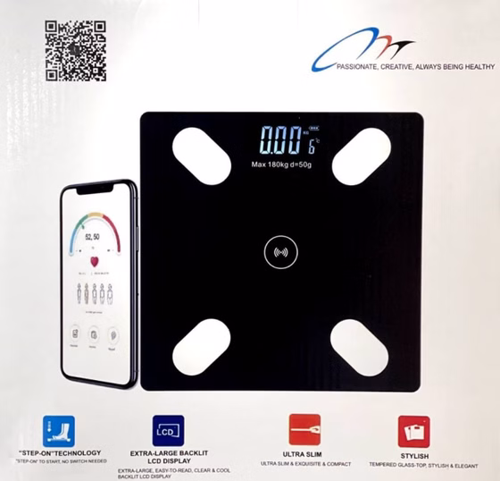ترازو وزکشی برند هوشمند قابلیت اتصال به اندروید و واپل کد M10878