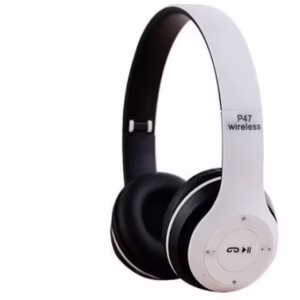 هدفون بی سیم مدل p47 - سفید کد M11063