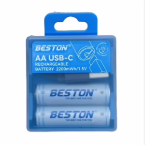 باتری قلمی قابل شارژ بستون مدل AA USB-C بسته 2 عددی کد M11546