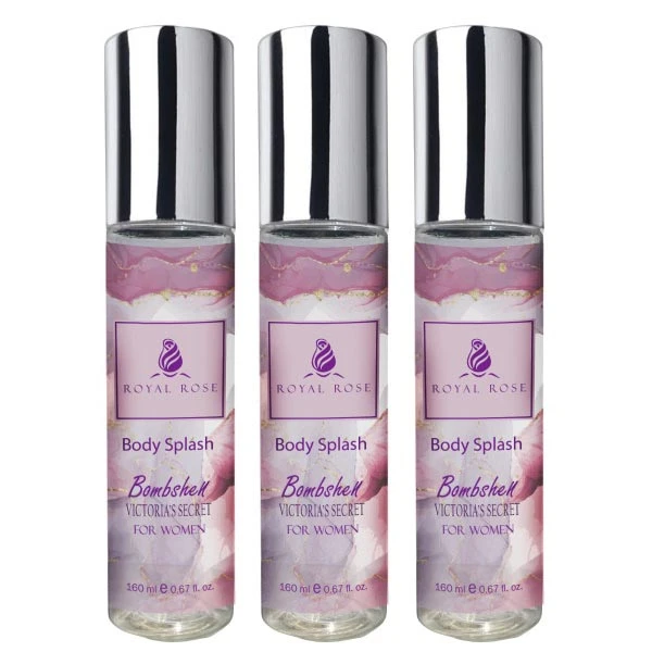 بادی اسپلش زنانه رویال رز مدل bombshell حجم 160 میلی لیتر مجموعه 3 عددی کد M11639
