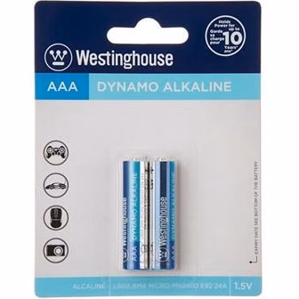 باتری نیم قلمی وستینگهاوس مدل آلکالاین بسته 8 عددی کد M12406