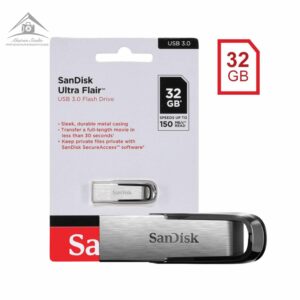 فلش مموری سن دیسک مدل Ultra Flair CZ73 ظرفیت 32 گیگابایت کد M12424