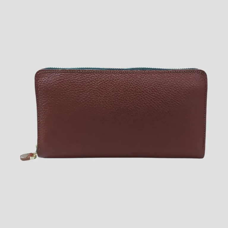 کیف پول راسا چرم عسلی کد M12579