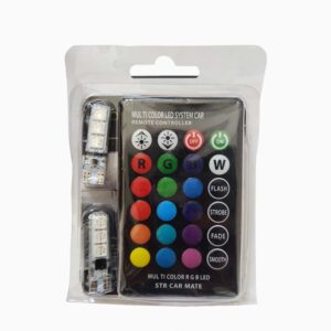 لامپ چراغ خودرو مولتی کالر کنترل دار کد M13139