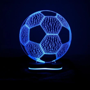 چراغ خواب سه بعدی گالری دیکوماس طرح توپ فوتبال کد M13359