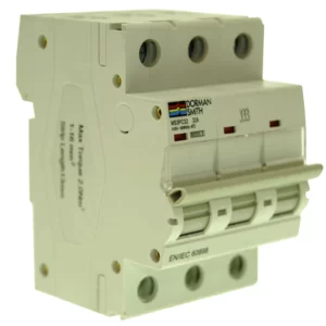 فیوز مینیاتوری سه فاز 63 آمپر دورمن اسمیت انگلیس مدل MS3PC63 کد M13420