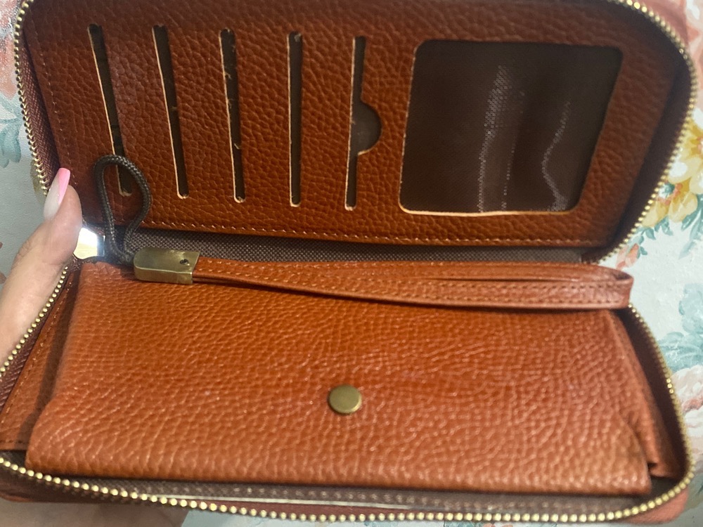 کیف پول راسا چرم عسلی کد M12579