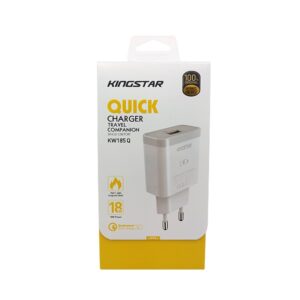 Wall charger KW185 Q شارژر دیواری کینگ استار کد M13671