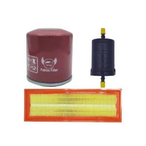 فیلتر روغن خودرو فطرس مدل FFO 7130 مناسب برای پژو 405 به همراه فیلتر هوا و فیلتر بنزین کد M13674