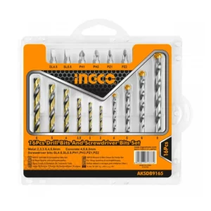 مته آهن اینکو مدل AKSDB-9165 مجموعه 16 عددی کد M13905