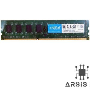 رم دسکتاپ کروشیال ظرفیت ۸ گیگابایت DDR3L فرکانس ۱۶۰۰ مگاهرتز تایمینگ CL11 کدm16734