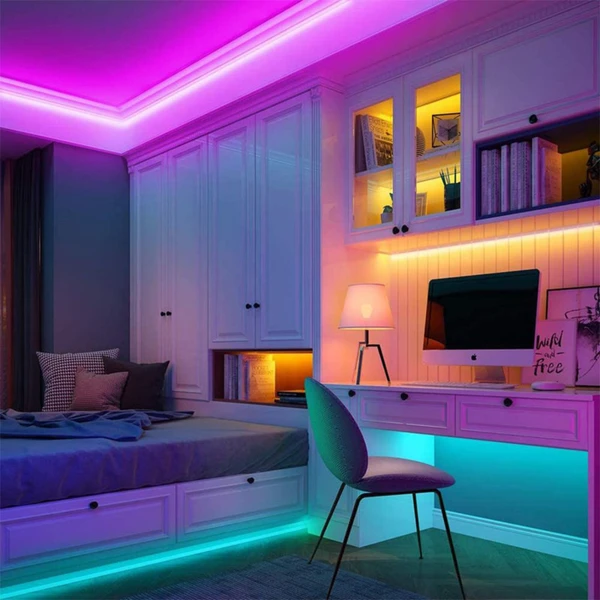 ریسه ال ای دی مدل RGB J طول ۵ متر کد M16834
