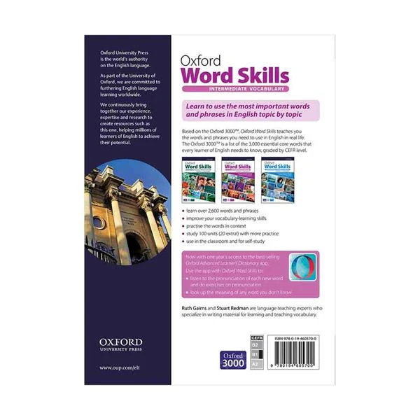 کتاب Oxford Word Skills Intermediate Second Edition اثر Ruth Gairns And Stuart Redman کدm18402